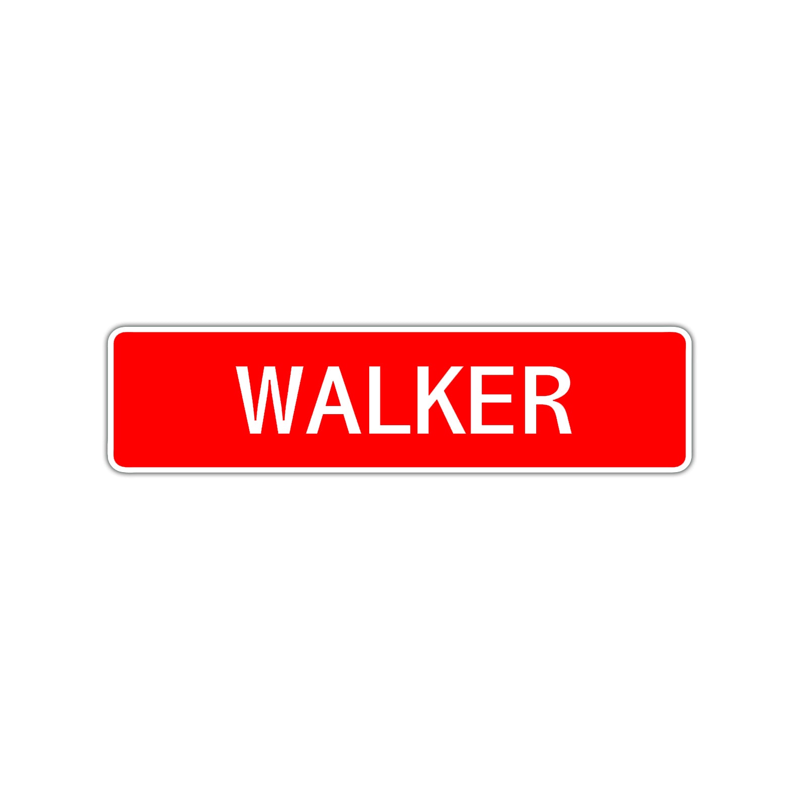 Walker Street Sign Children Name Room Plate