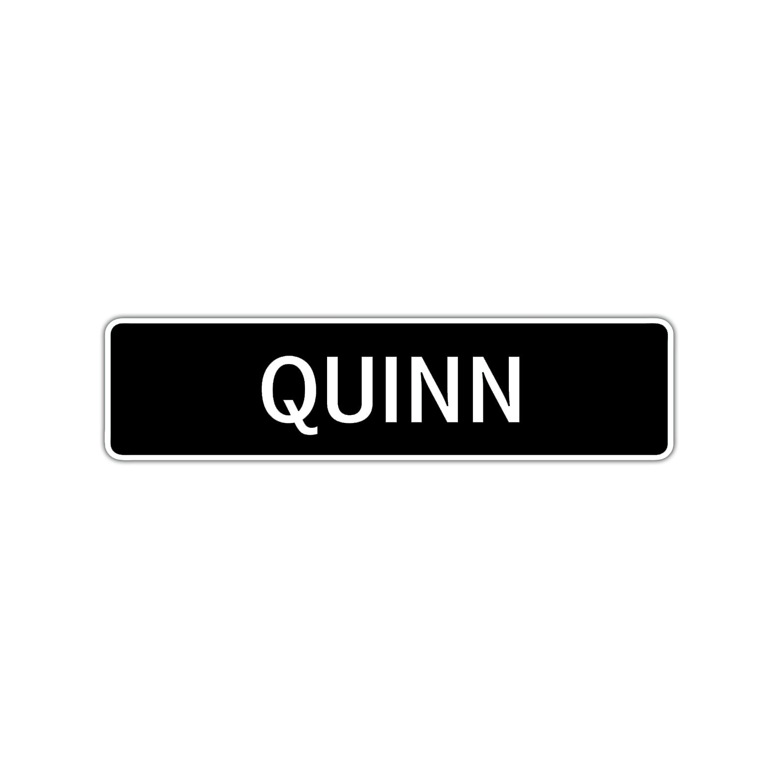 Quinn Street Sign Children Name Room Plate