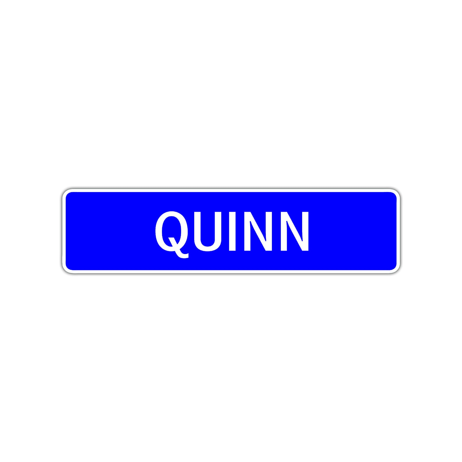 Quinn Street Sign Children Name Room Plate
