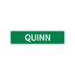 Quinn Street Sign Children Name Room Plate