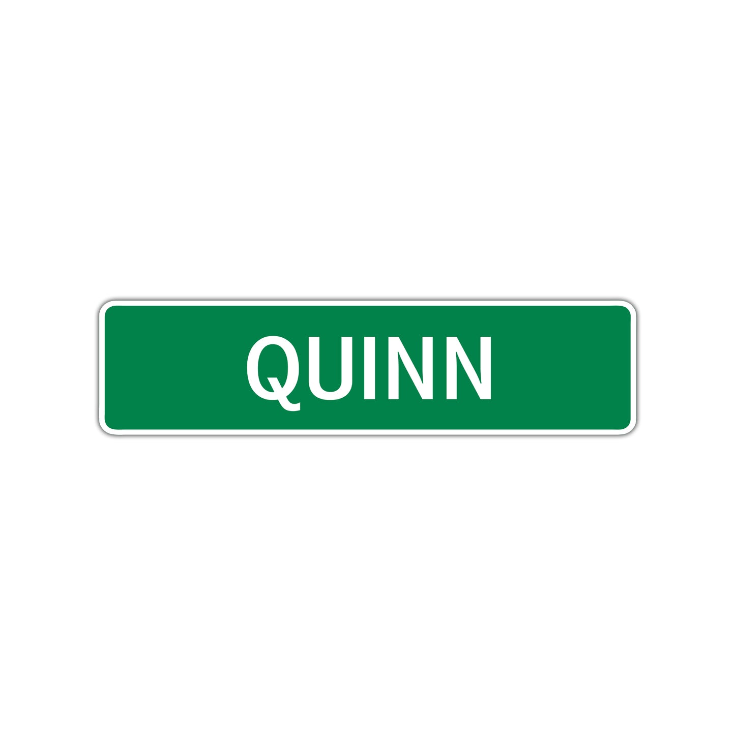 Quinn Street Sign Children Name Room Plate
