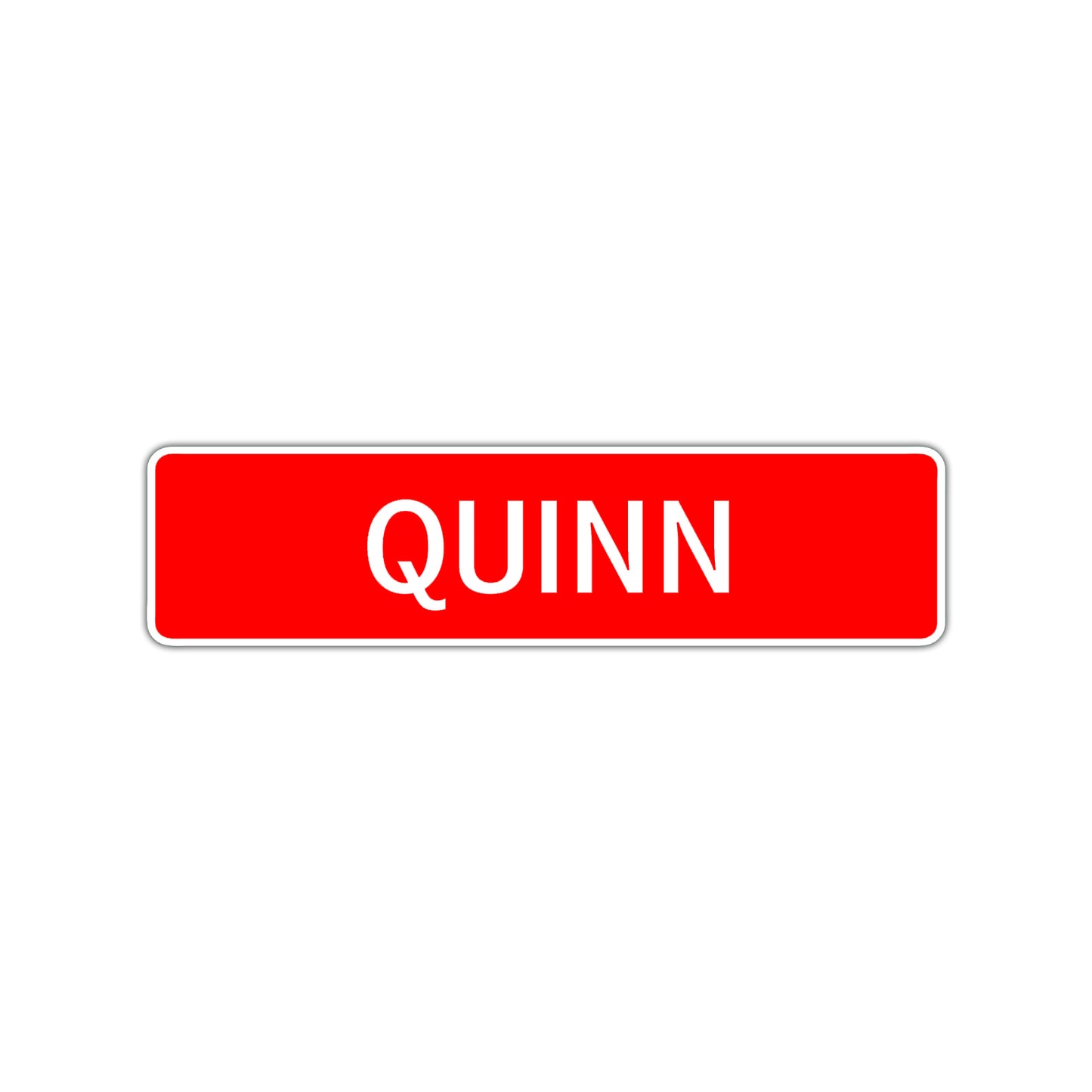 Quinn Street Sign Children Name Room Plate