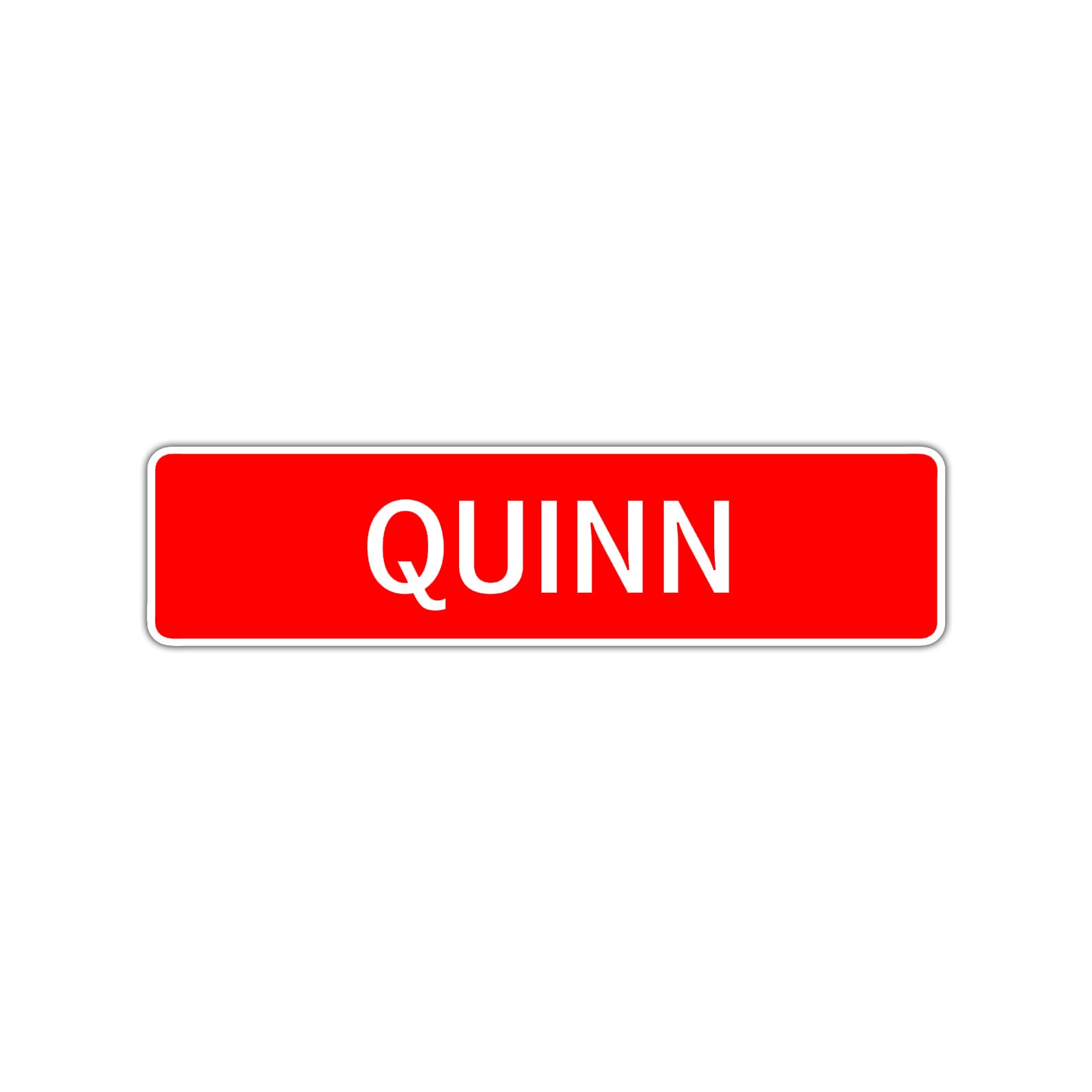 Quinn Street Sign Children Name Room Plate