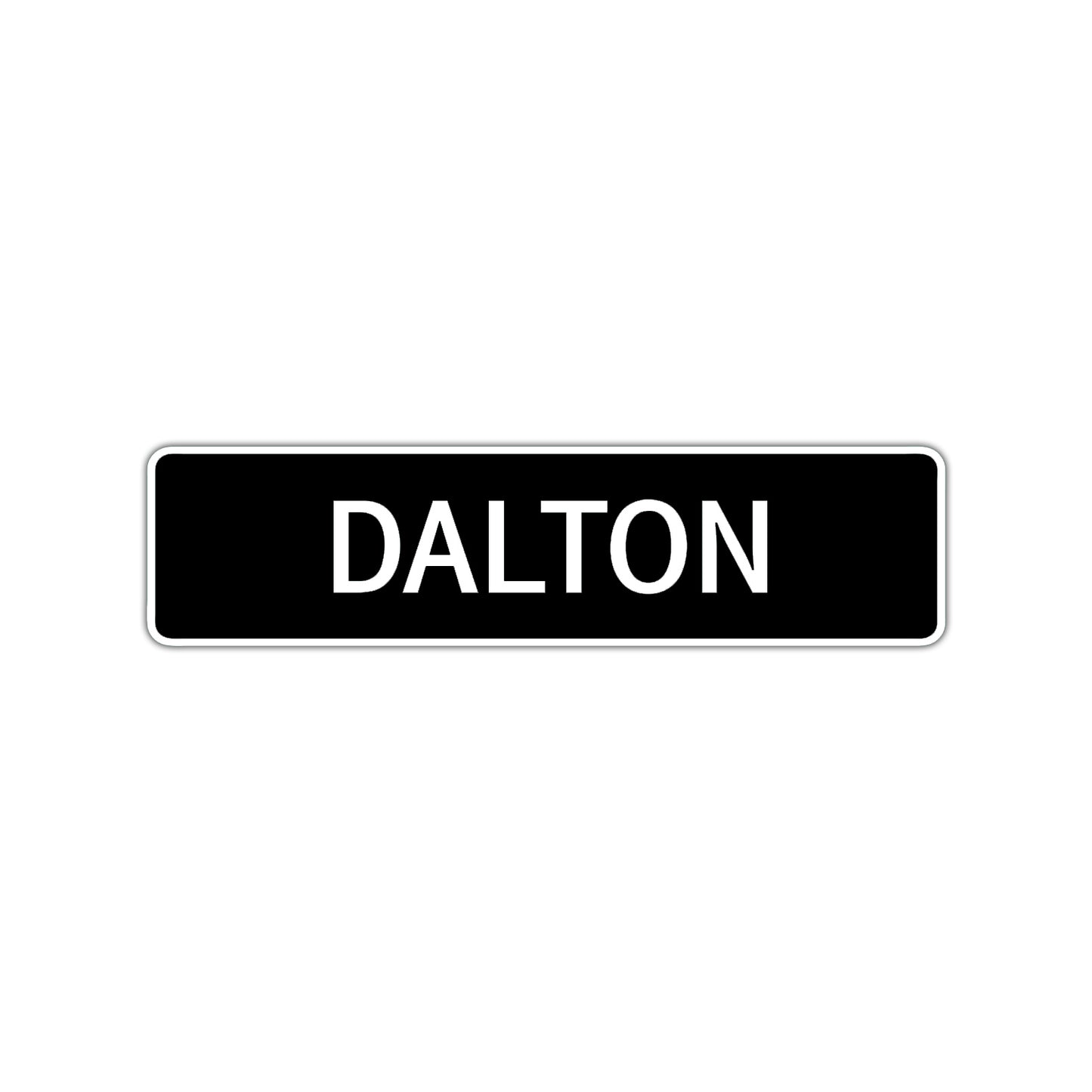 Dalton Street Sign Children Name Room Plate