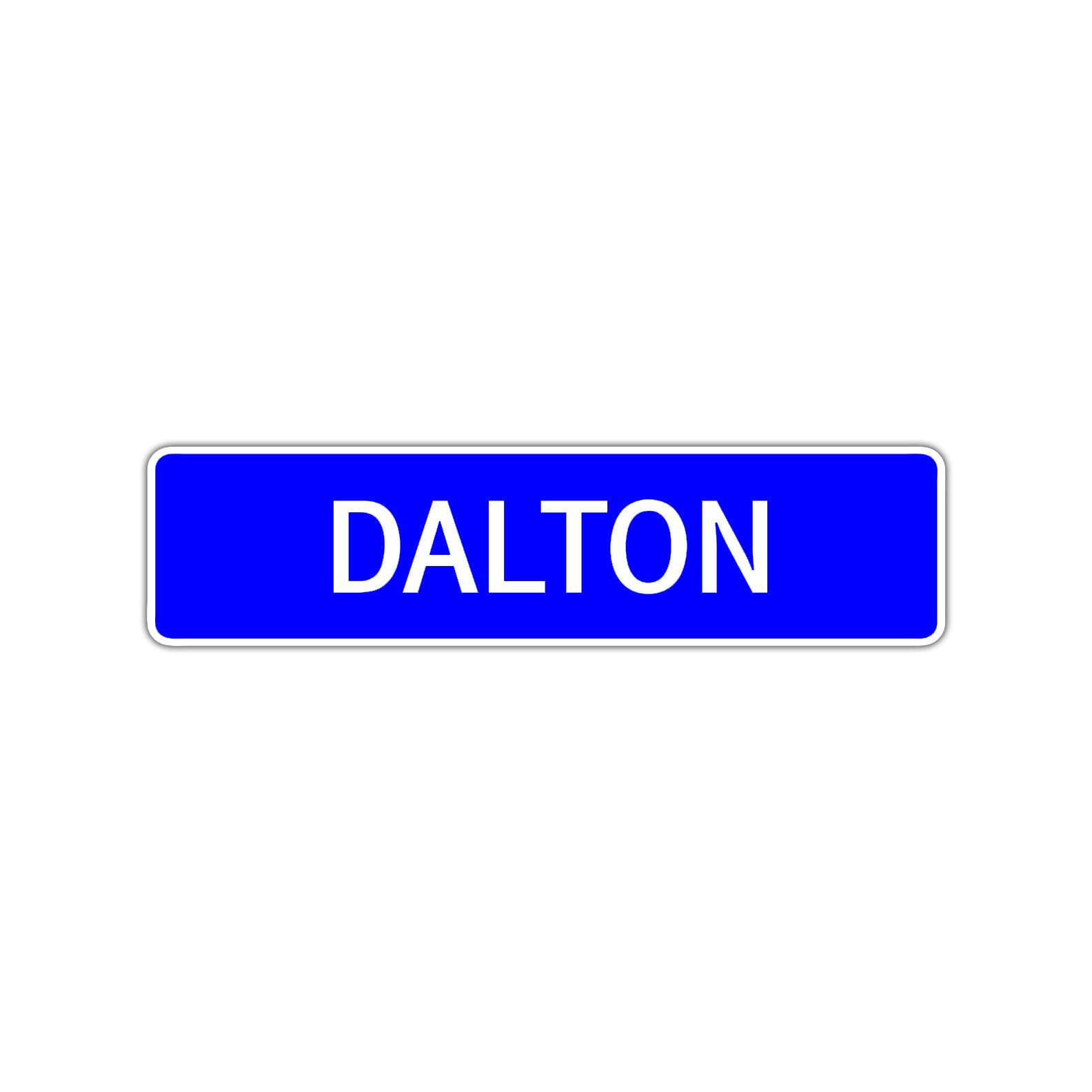 Dalton Street Sign Children Name Room Plate