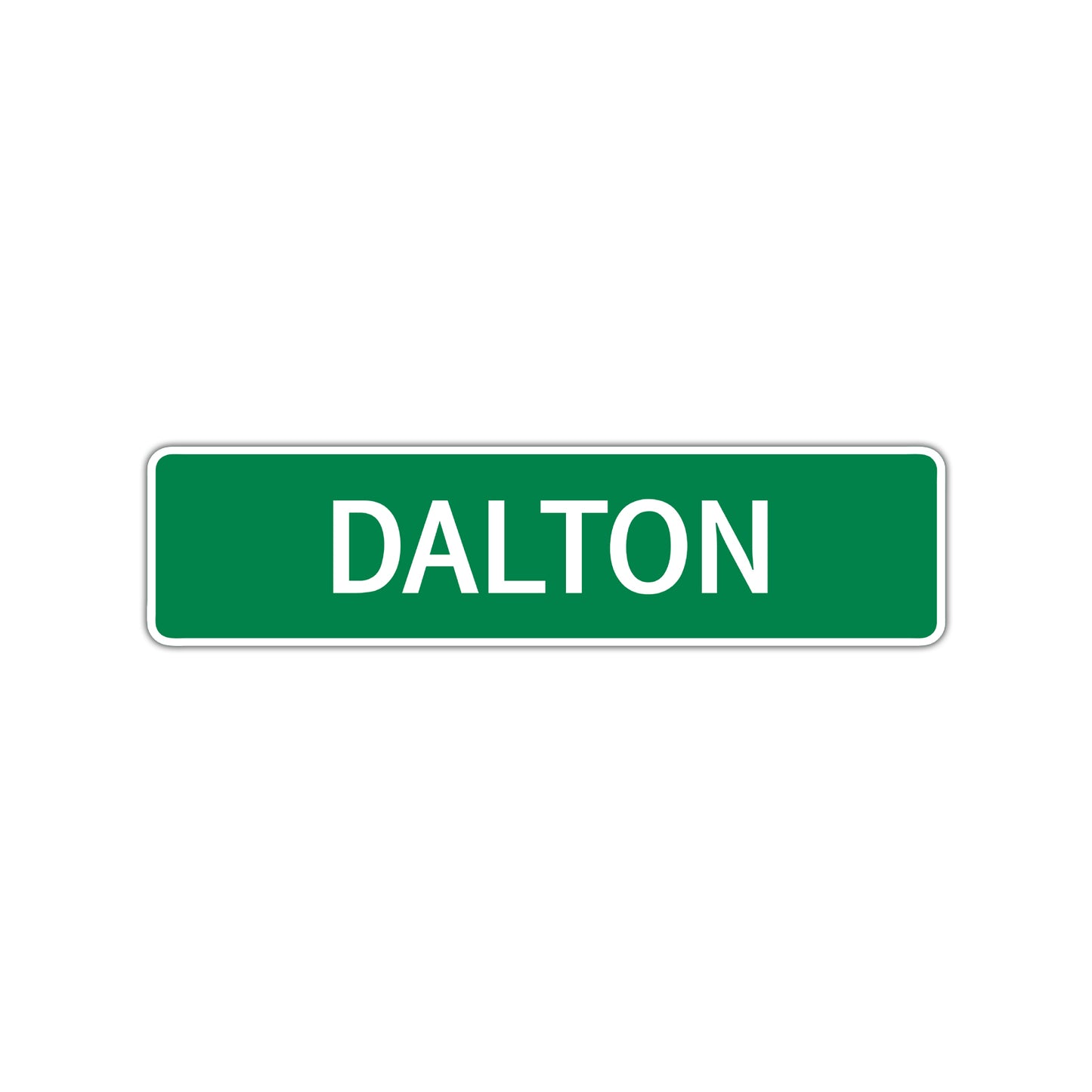 Dalton Street Sign Children Name Room Plate