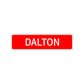 Dalton Street Sign Children Name Room Plate