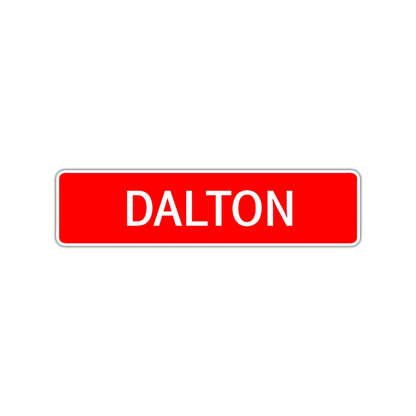 Dalton Street Sign Children Name Room Plate