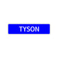 Tyson Street Sign Children Name Room Plate