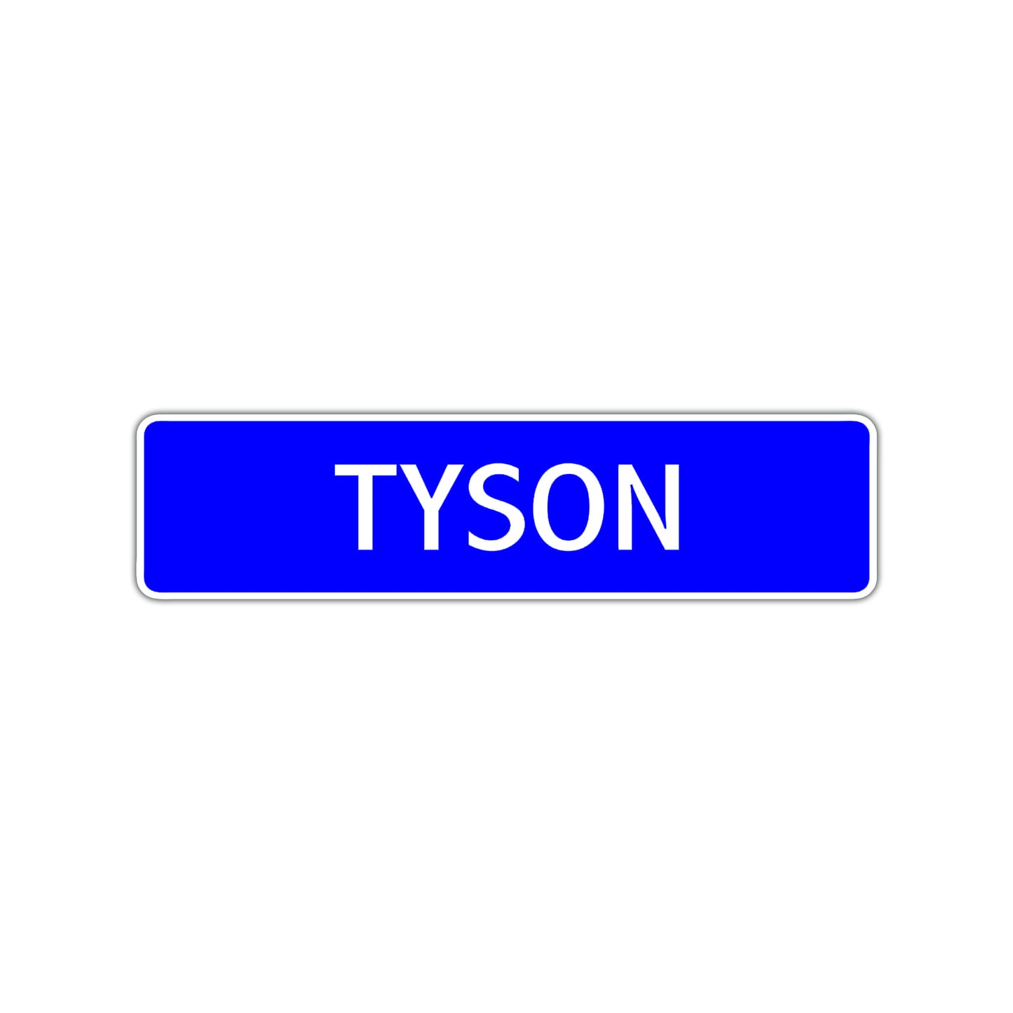Tyson Street Sign Children Name Room Plate
