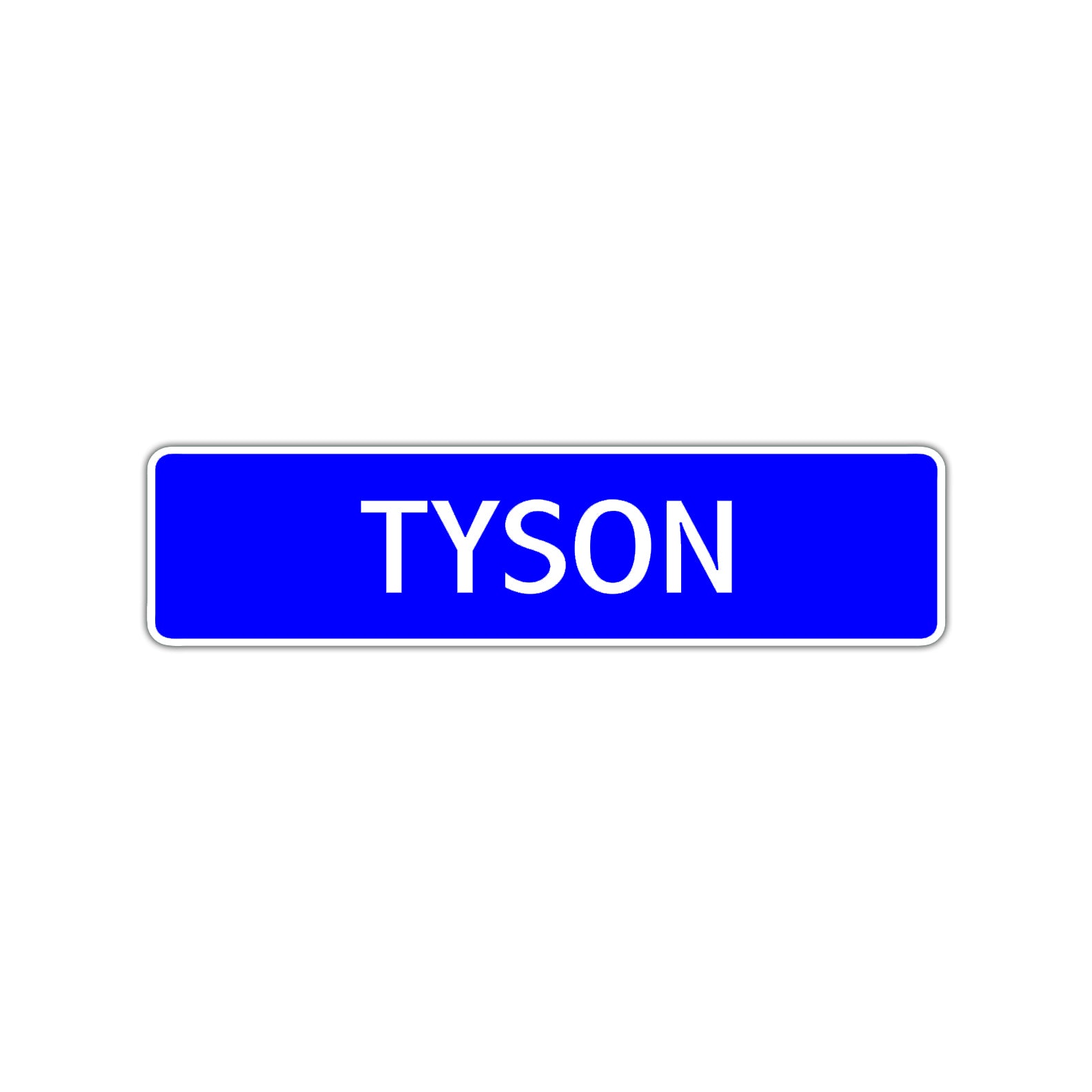 Tyson Street Sign Children Name Room Plate
