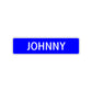 Johnny Street Sign Children Name Room Plate
