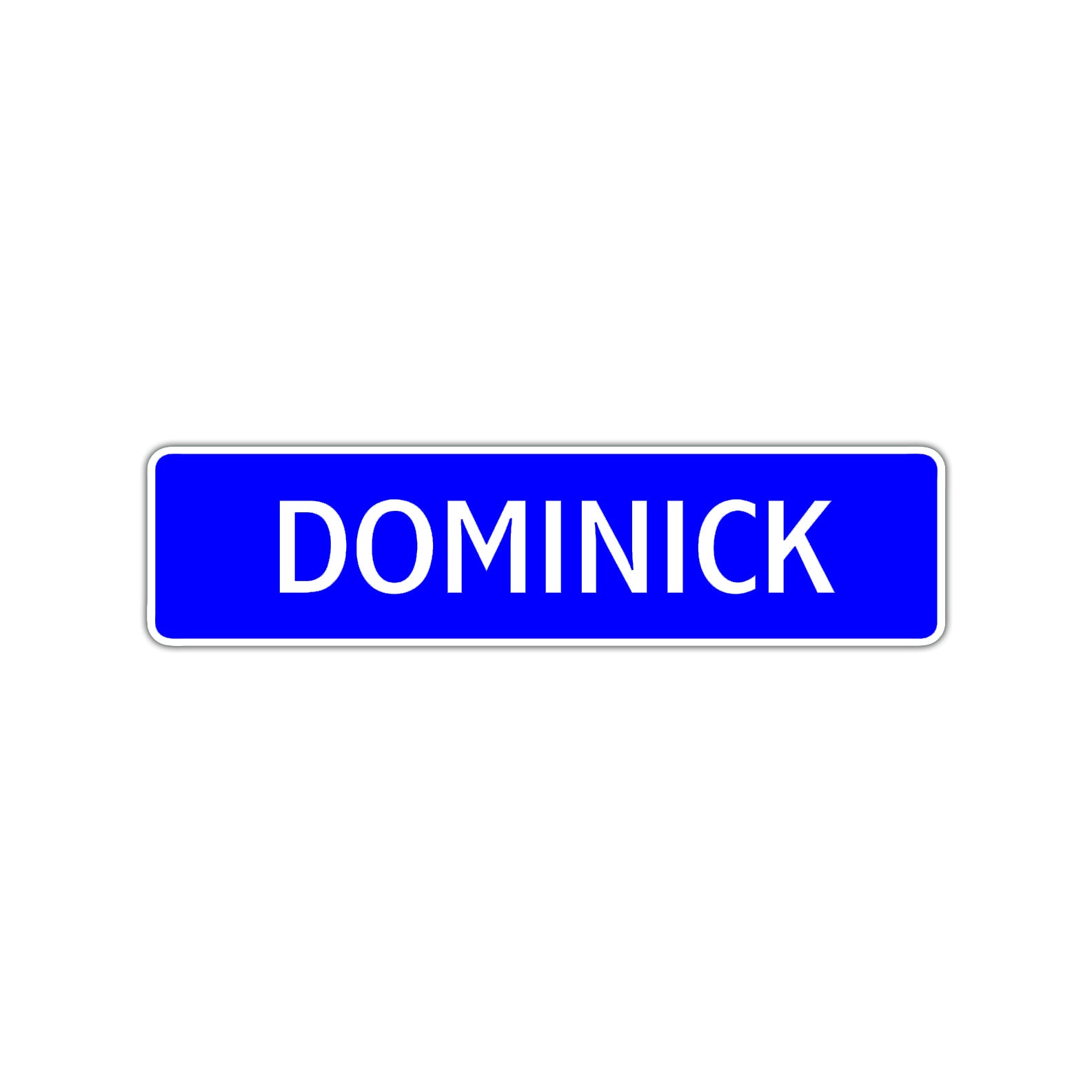 Dominick Street Sign Children Name Room Plate
