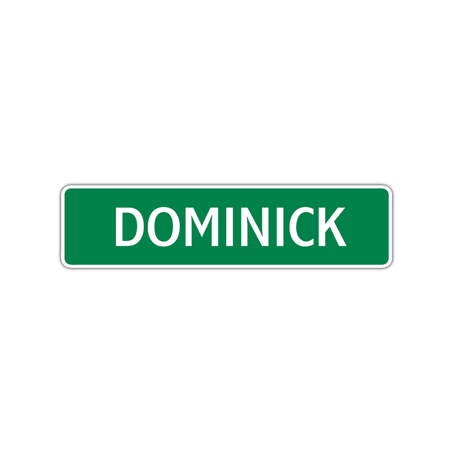 Dominick Street Sign Children Name Room Plate