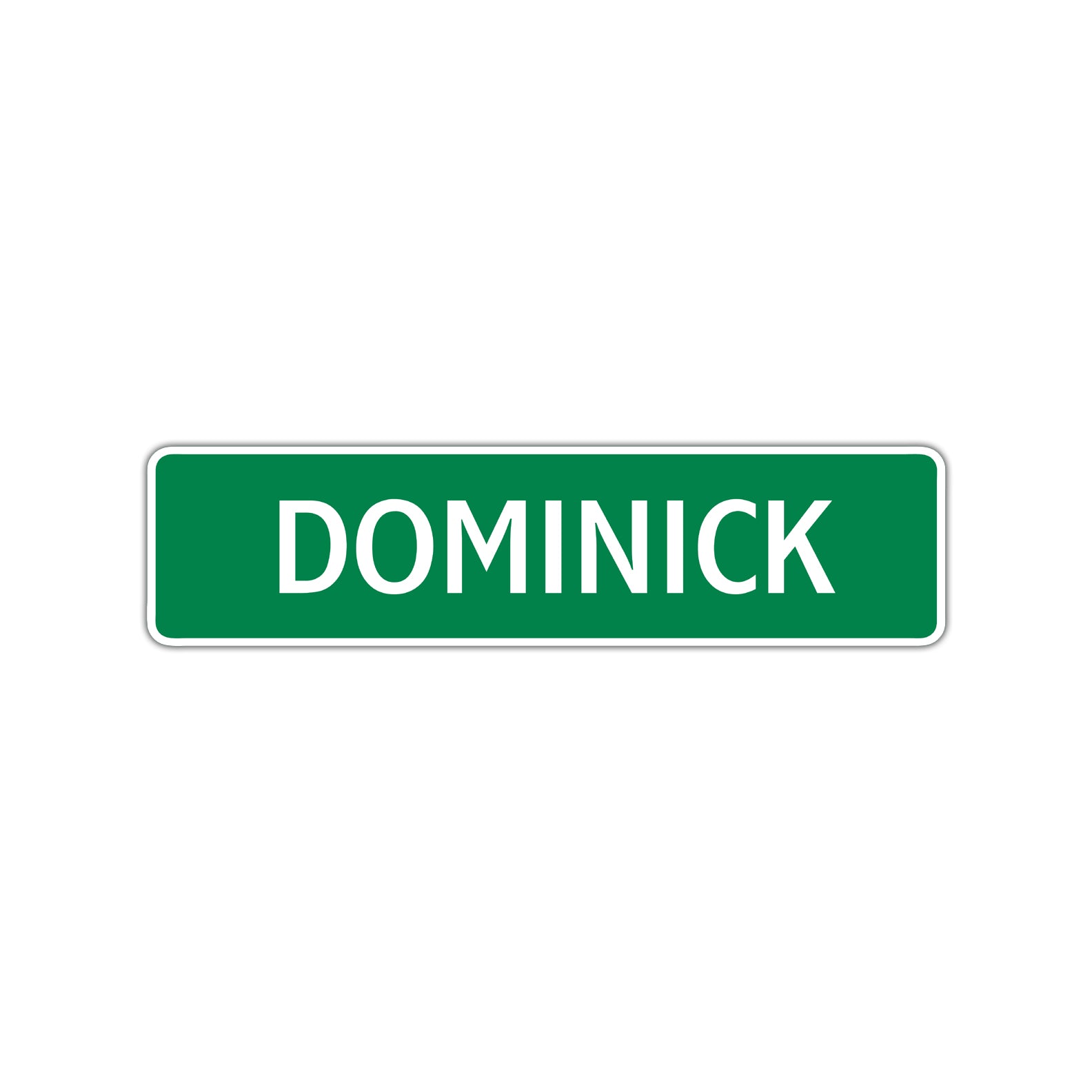 Dominick Street Sign Children Name Room Plate