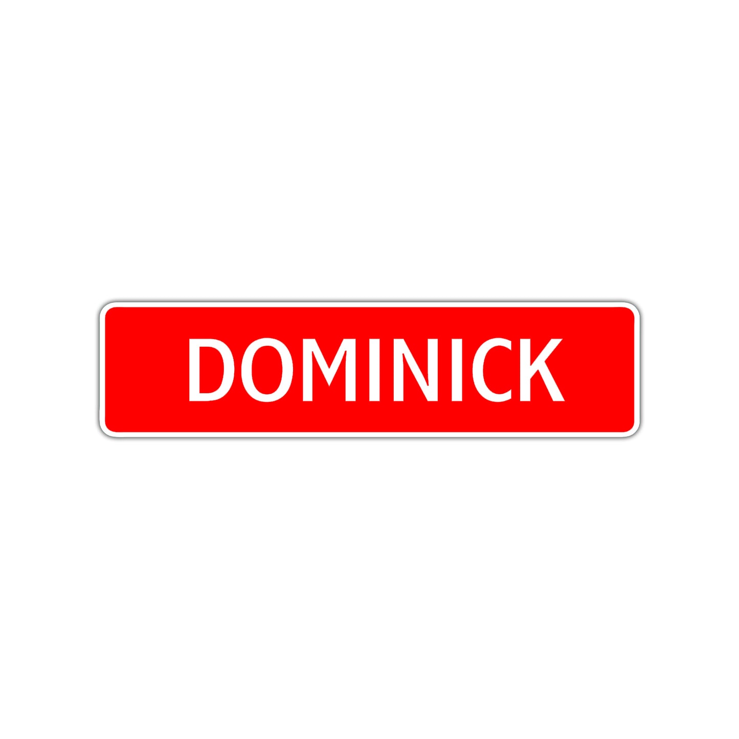 Dominick Street Sign Children Name Room Plate