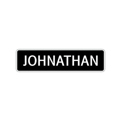  Johnathan Street Sign Children Name Room Plate