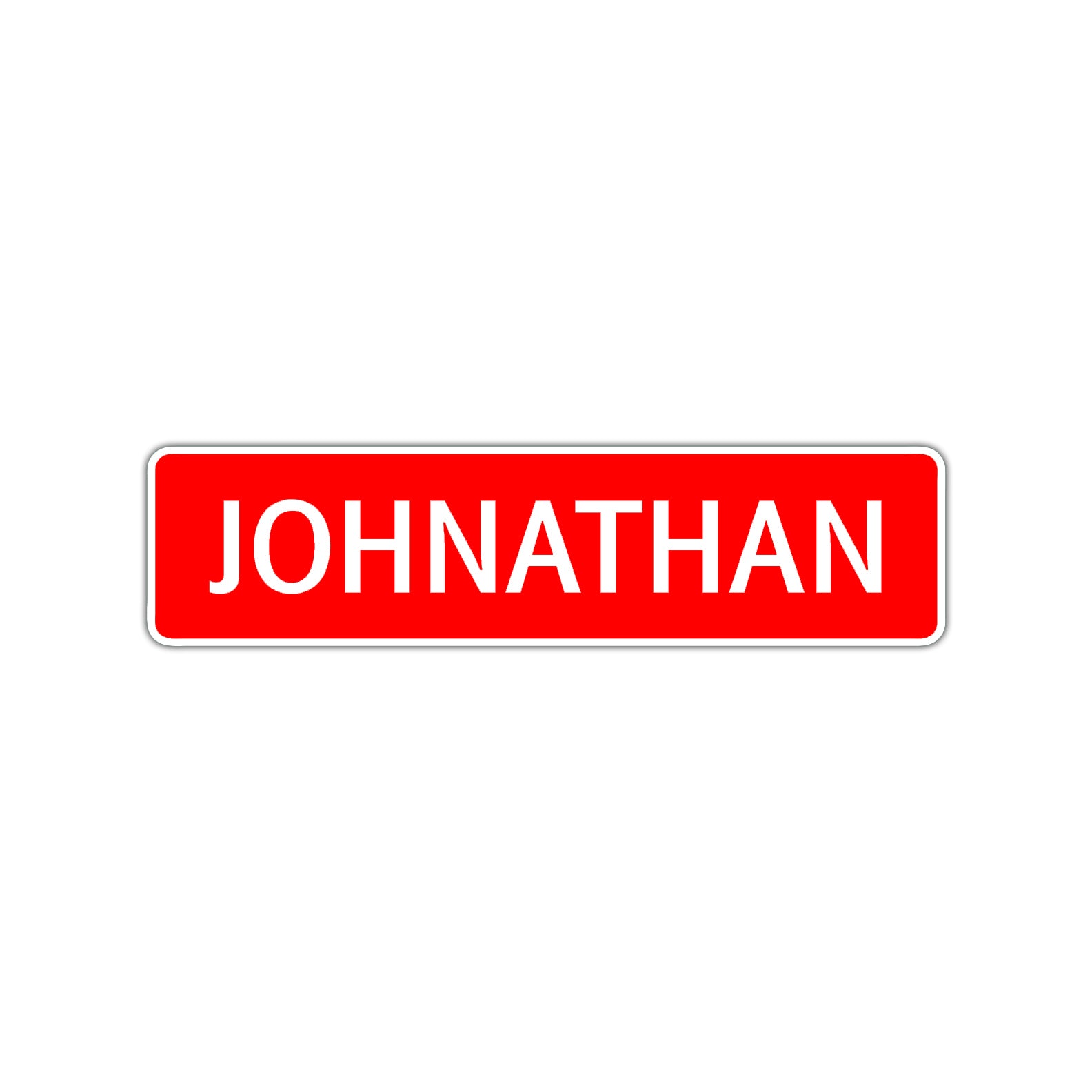  Johnathan Street Sign Children Name Room Plate