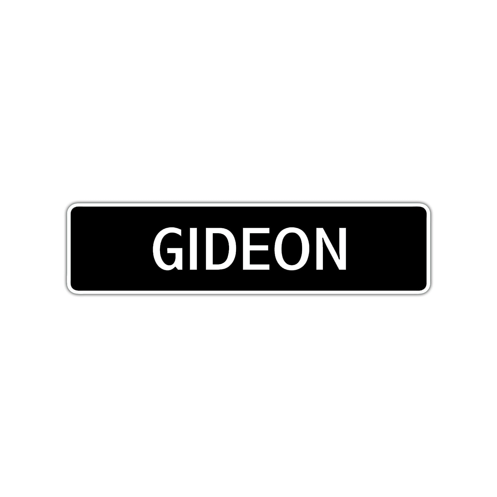 Gideon Street Sign Children Name Room Plate