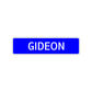 Gideon Street Sign Children Name Room Plate