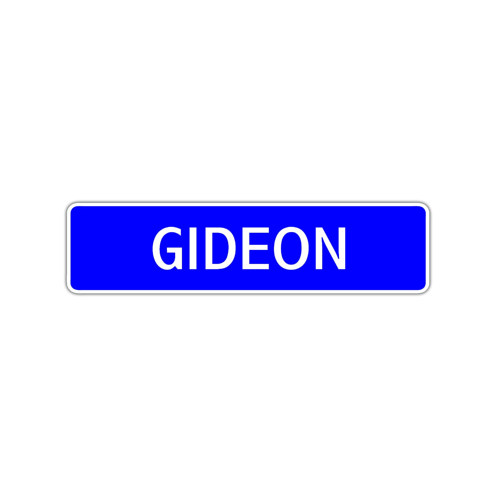 Gideon Street Sign Children Name Room Plate