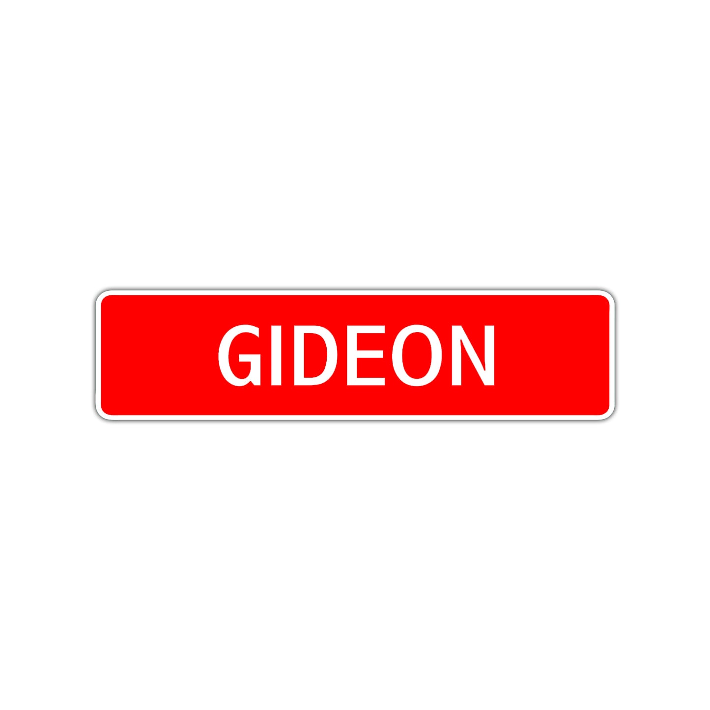 Gideon Street Sign Children Name Room Plate