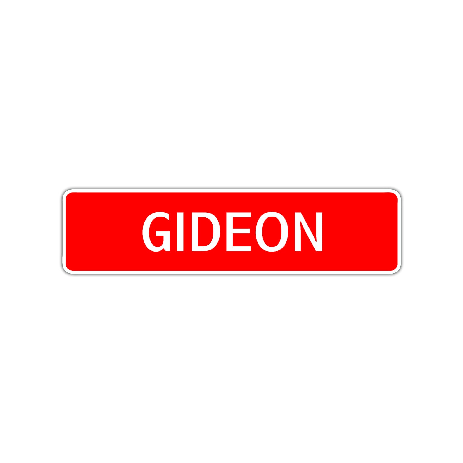 Gideon Street Sign Children Name Room Plate