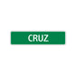 Cruz Street Sign Children Name Room Plate