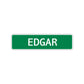 Edgar Street Sign Children Name Room Plate