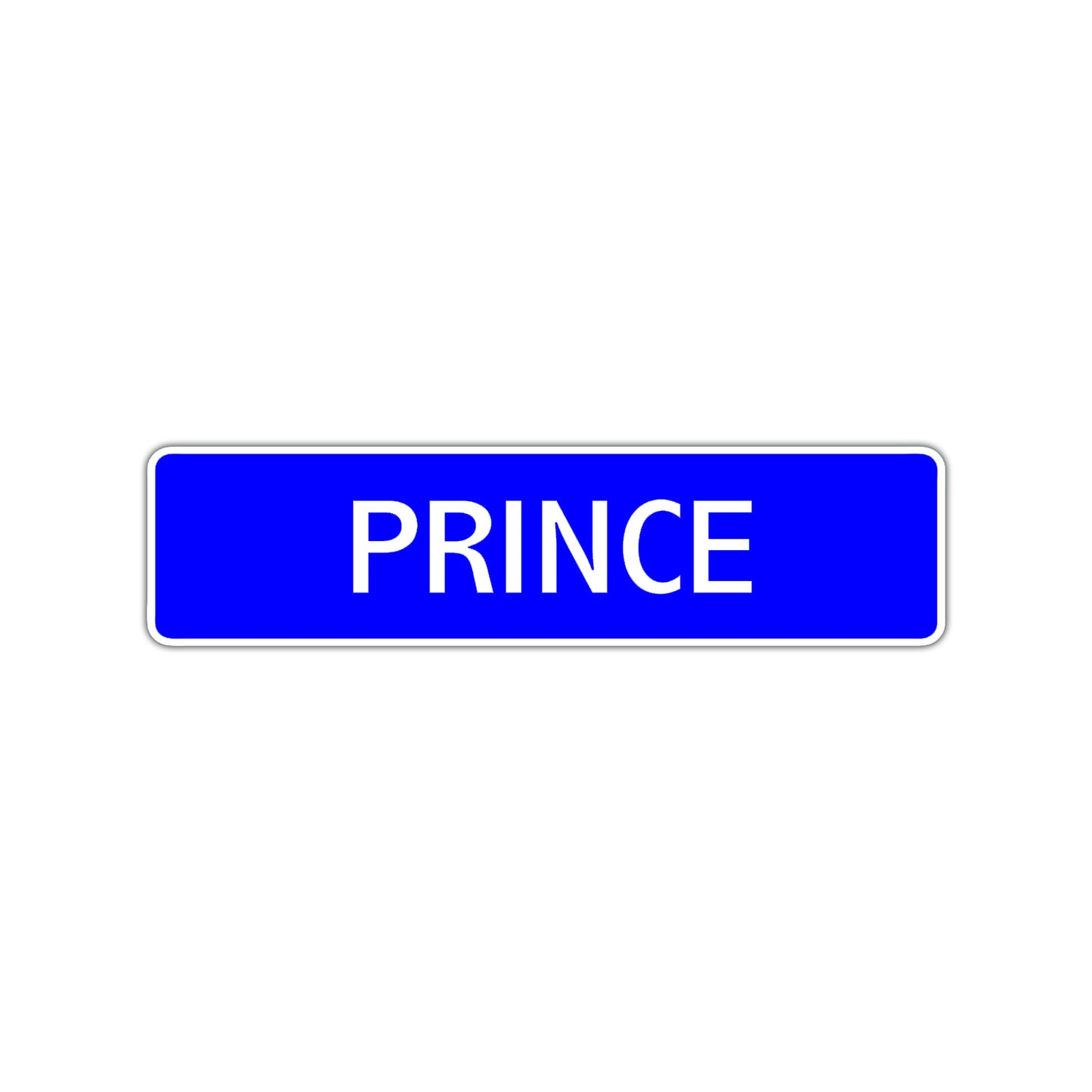 Prince Street Sign Children Name Room Plate