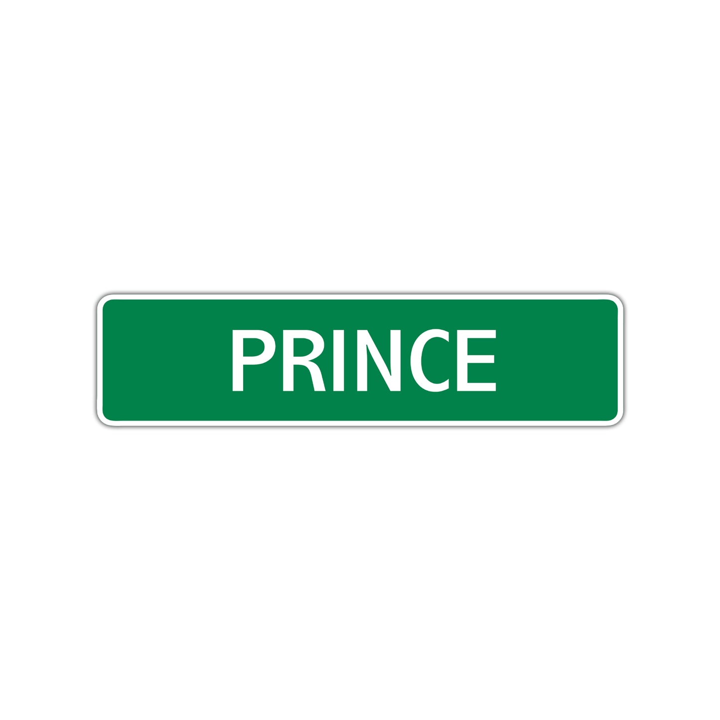 Prince Street Sign Children Name Room Plate