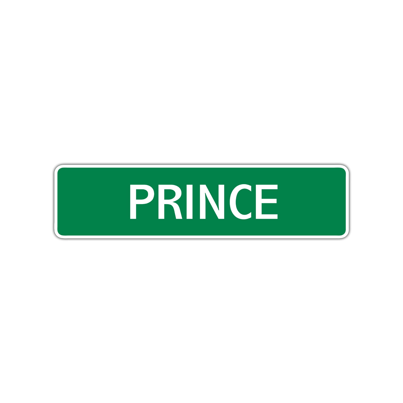 Prince Street Sign Children Name Room Plate