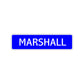 Marshall Street Sign Children Name Room Plate