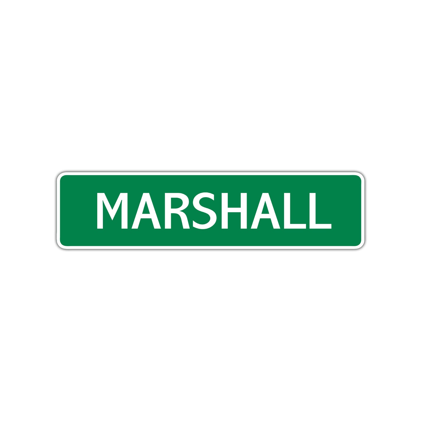 Marshall Street Sign Children Name Room Plate