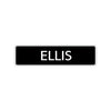 Ellis Street Sign Children Name Room Plate