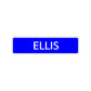 Ellis Street Sign Children Name Room Plate