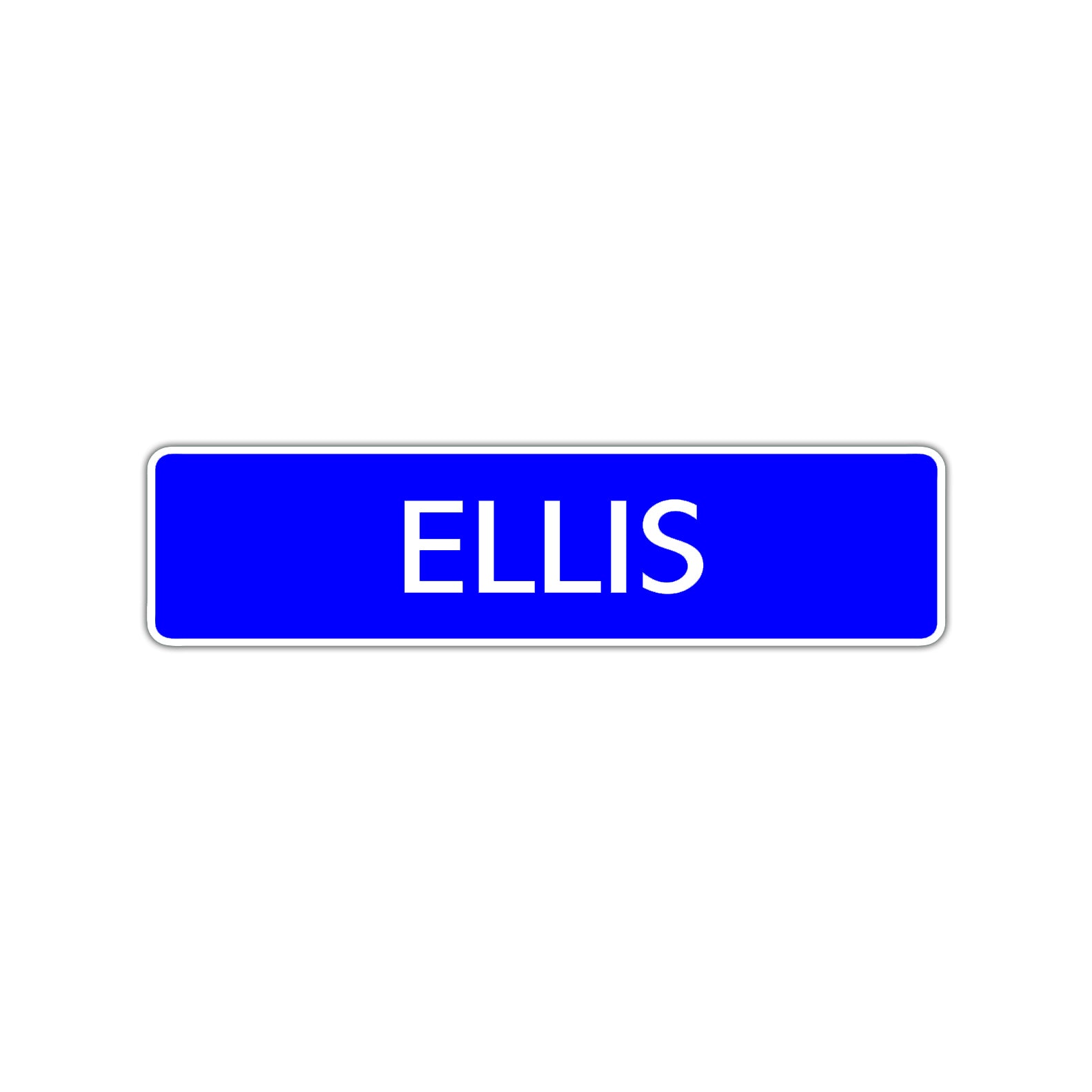 Ellis Street Sign Children Name Room Plate