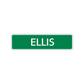 Ellis Street Sign Children Name Room Plate