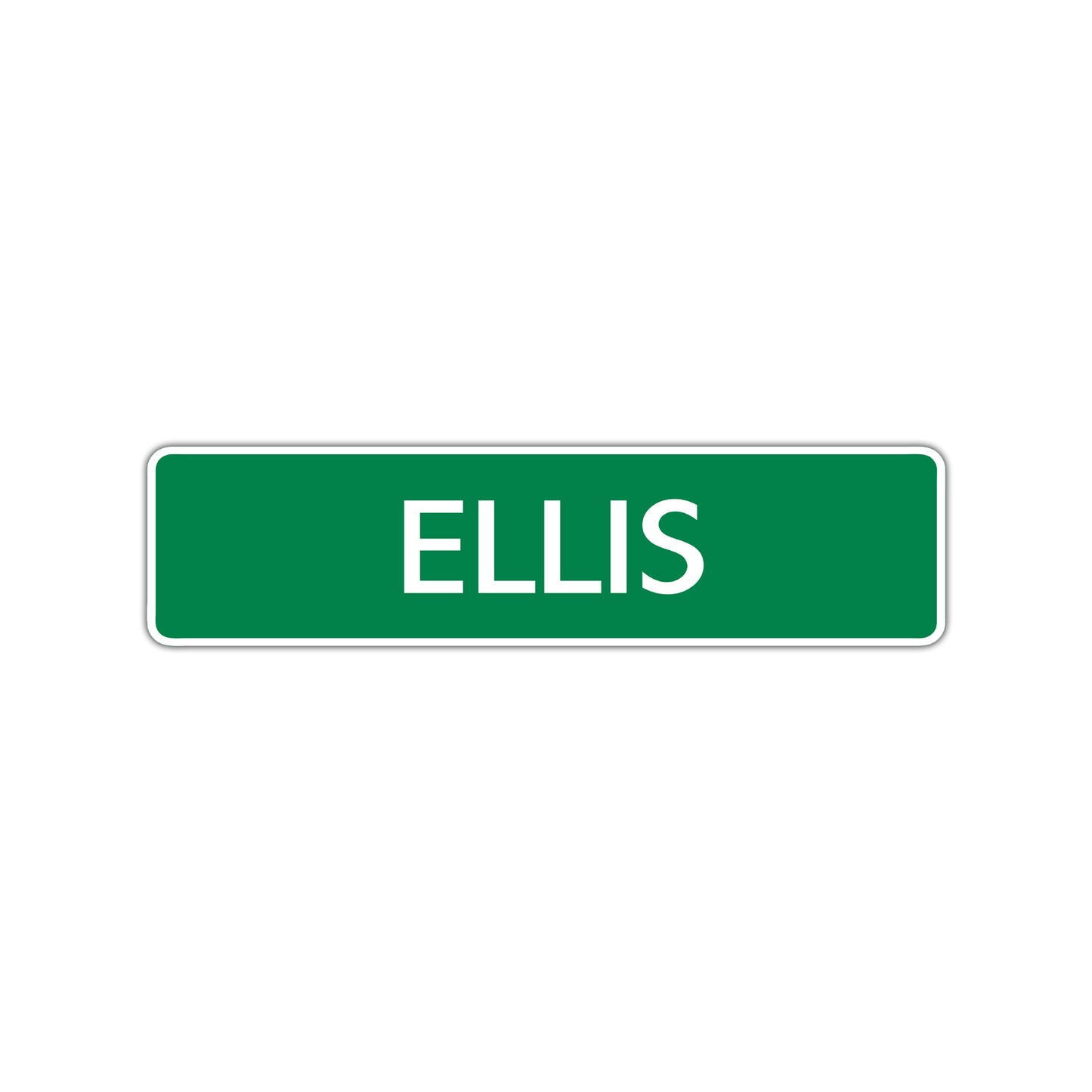 Ellis Street Sign Children Name Room Plate