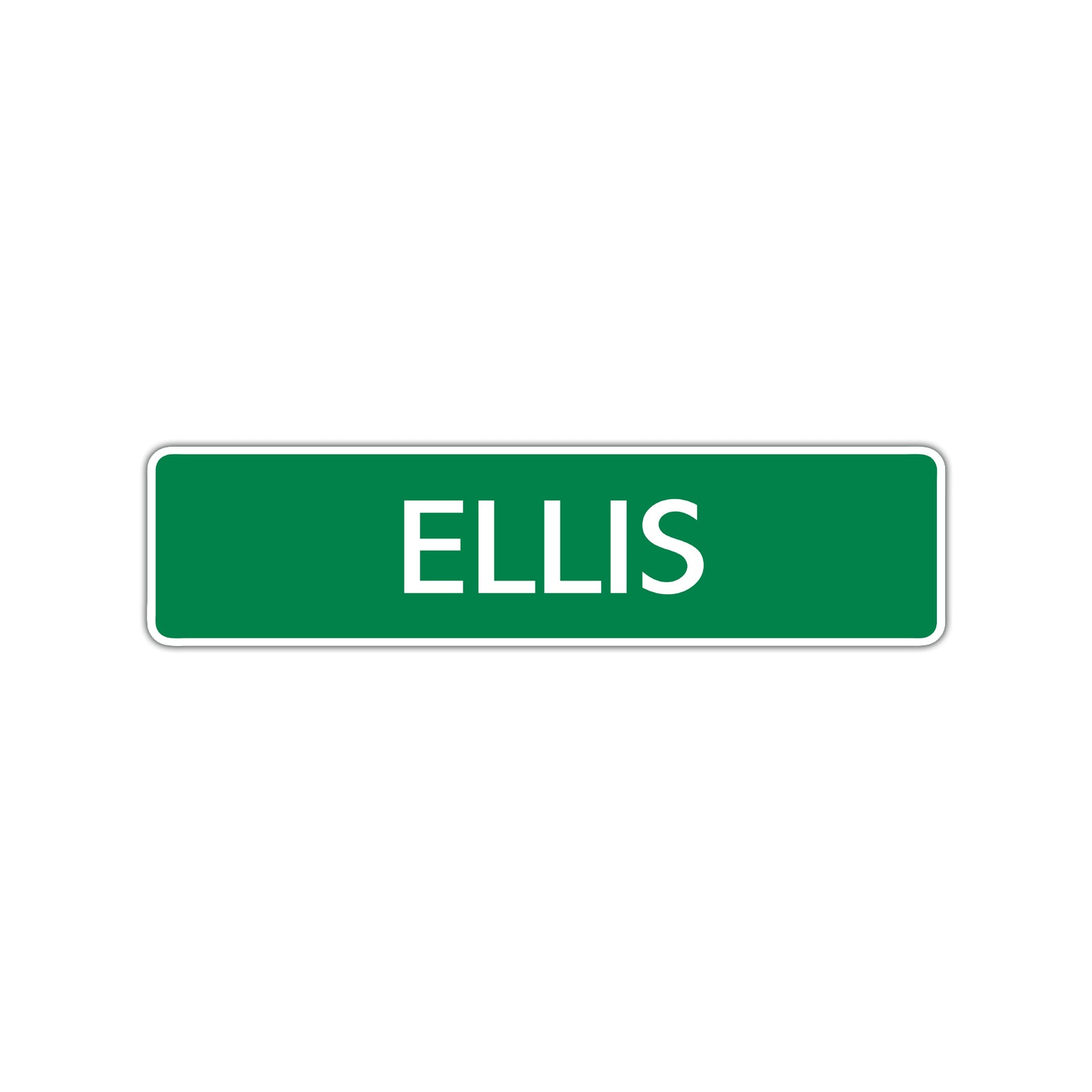 Ellis Street Sign Children Name Room Plate