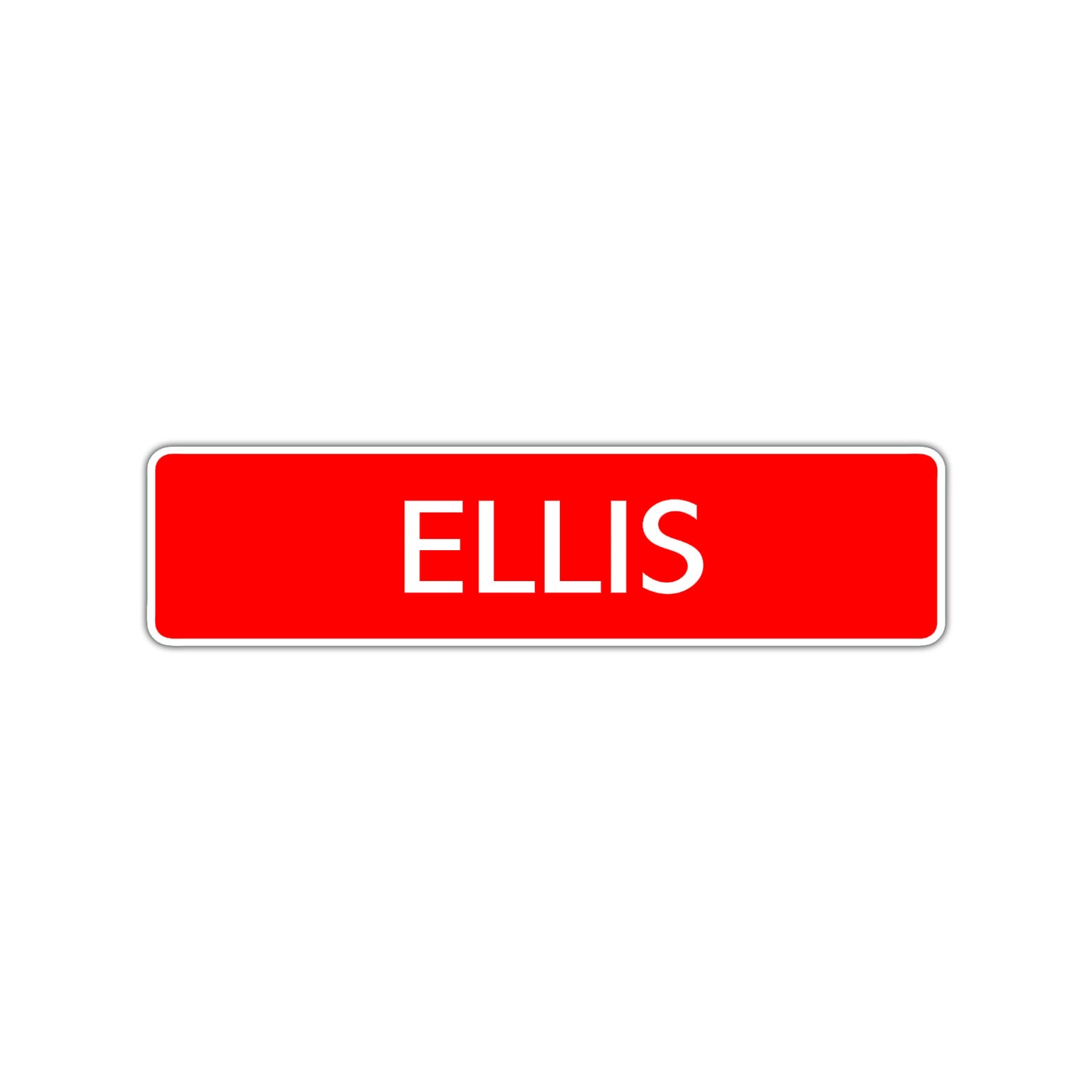 Ellis Street Sign Children Name Room Plate