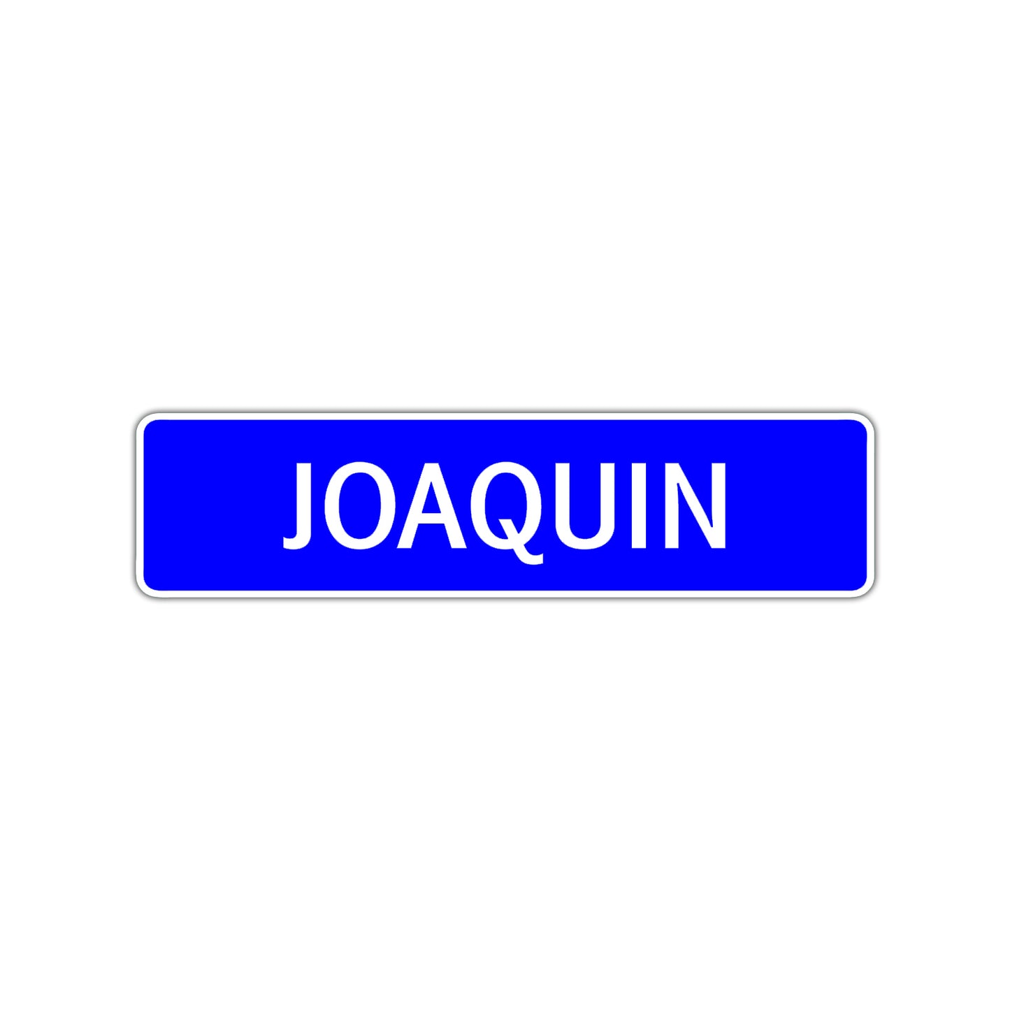 Joaquin Street Sign Children Name Room Plate