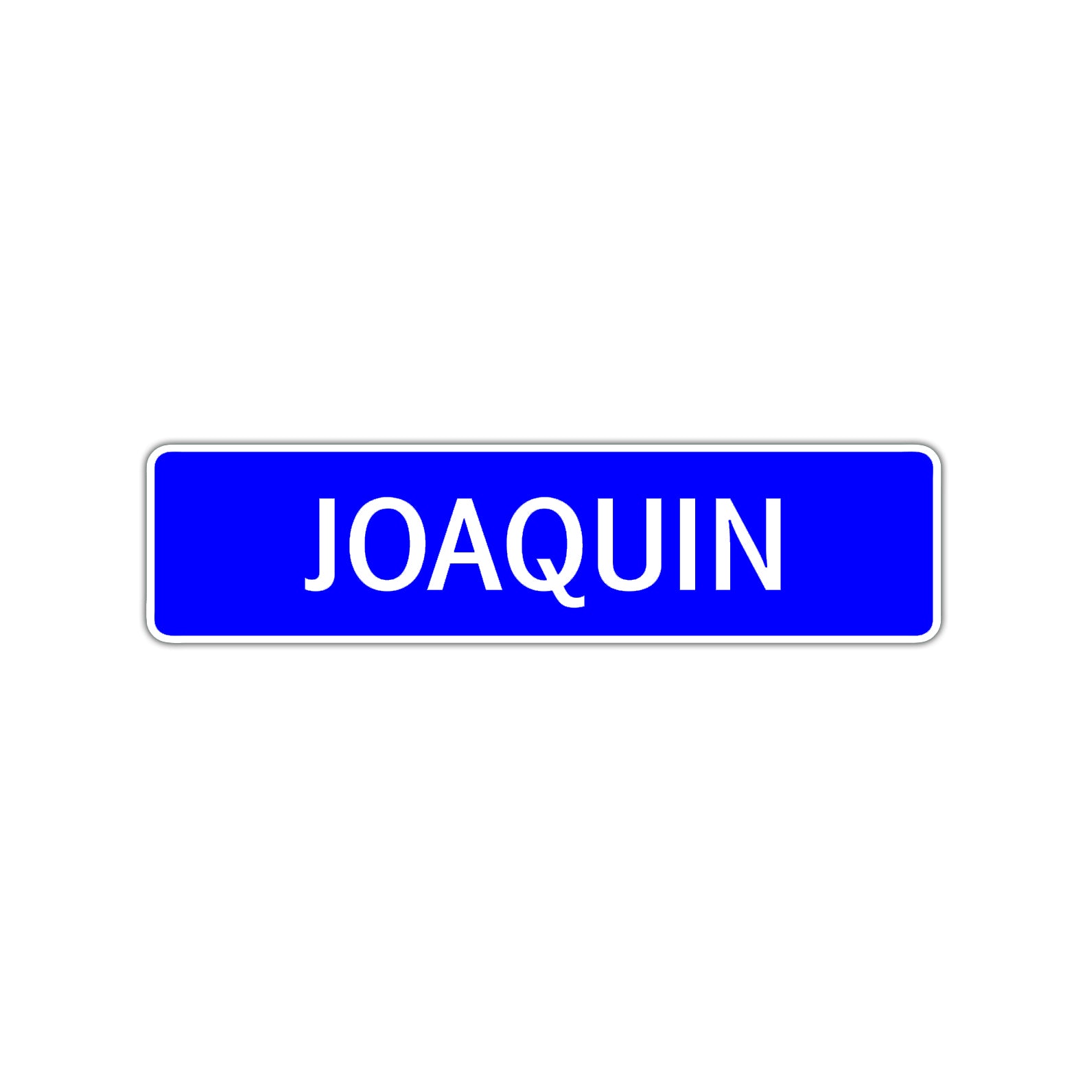Joaquin Street Sign Children Name Room Plate