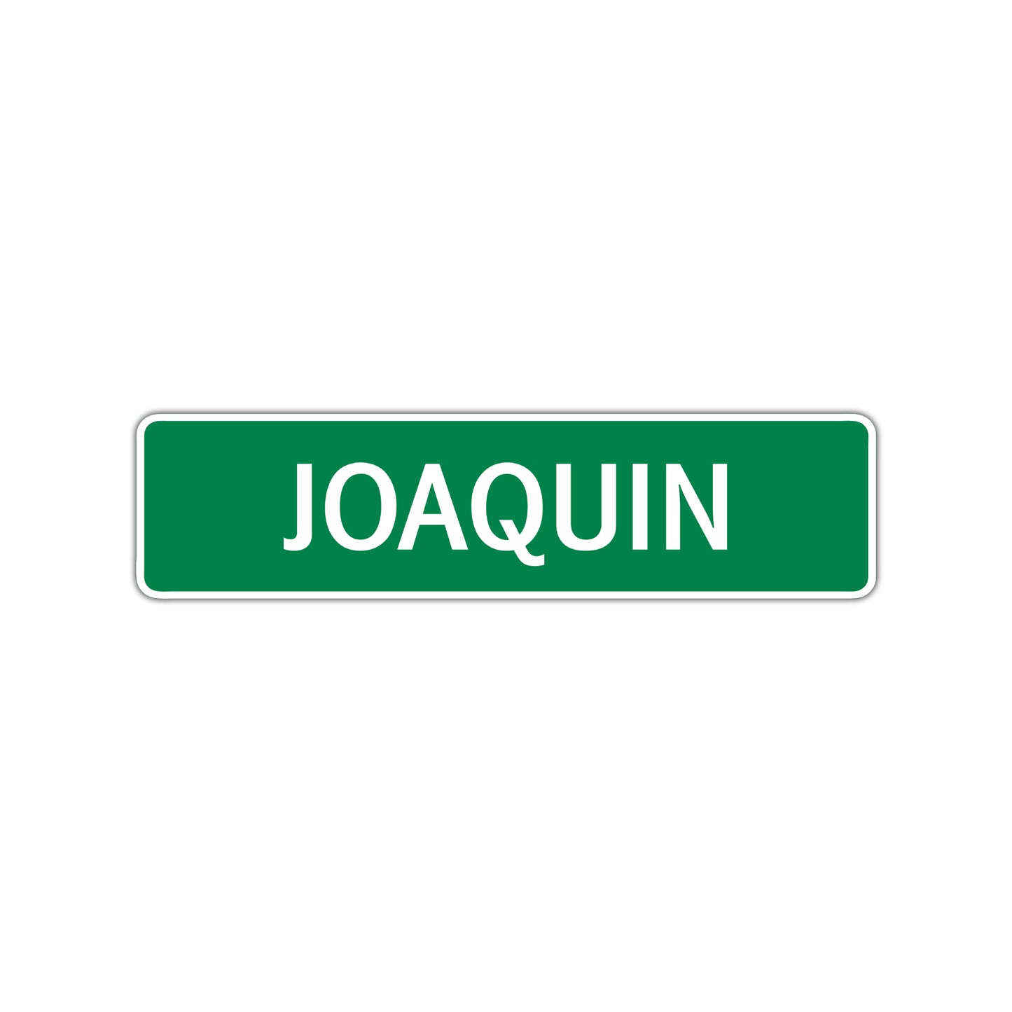 Joaquin Street Sign Children Name Room Plate