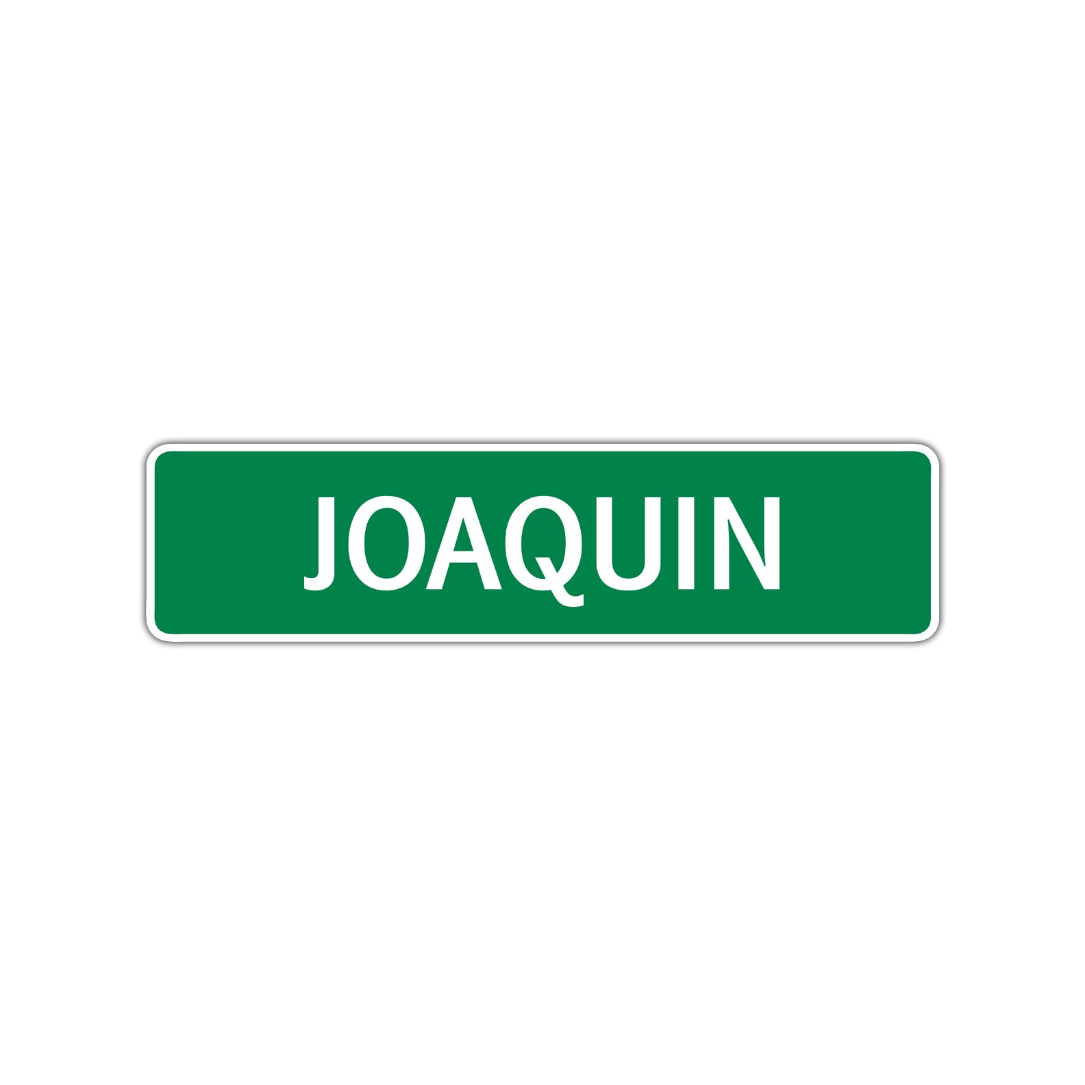 Joaquin Street Sign Children Name Room Plate
