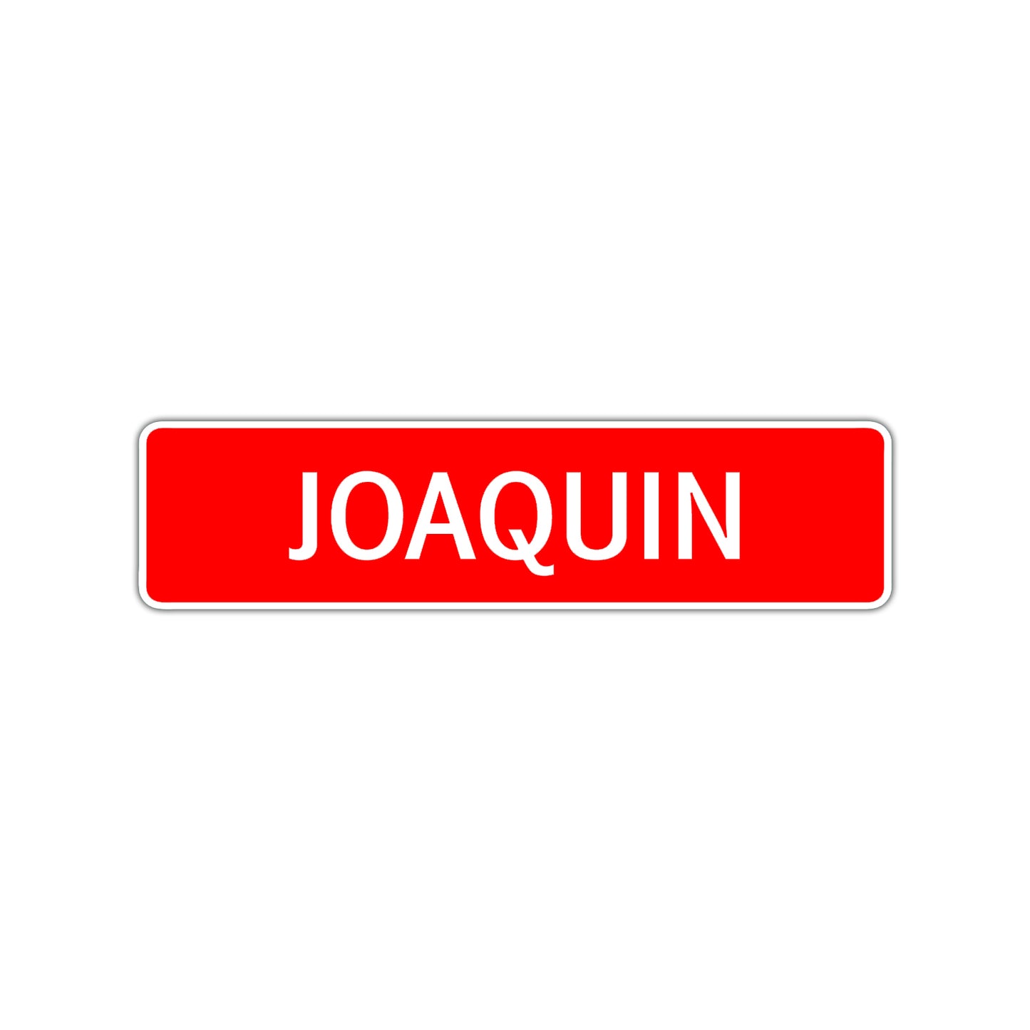 Joaquin Street Sign Children Name Room Plate