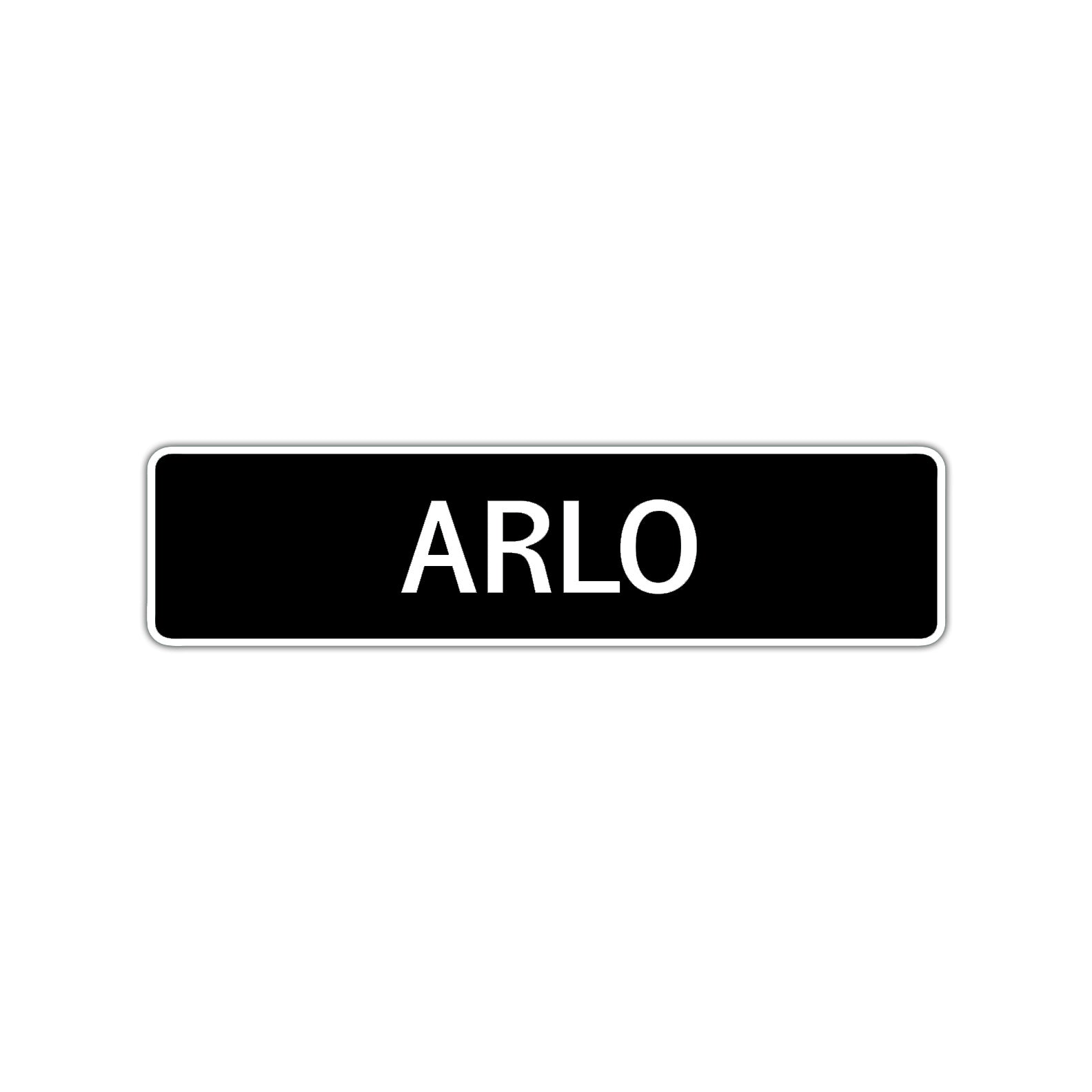 Arlo Street Sign Children Name Room Plate