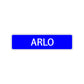 Arlo Street Sign Children Name Room Plate