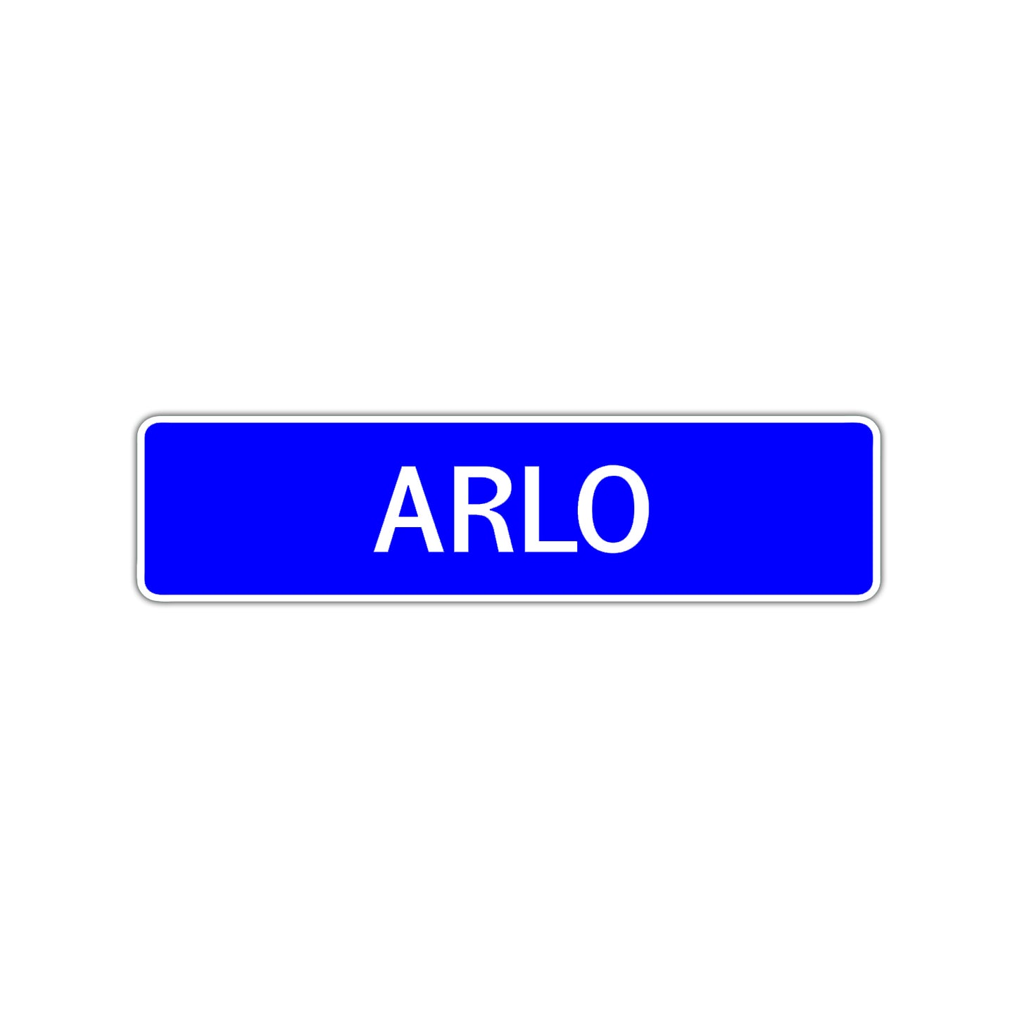 Arlo Street Sign Children Name Room Plate