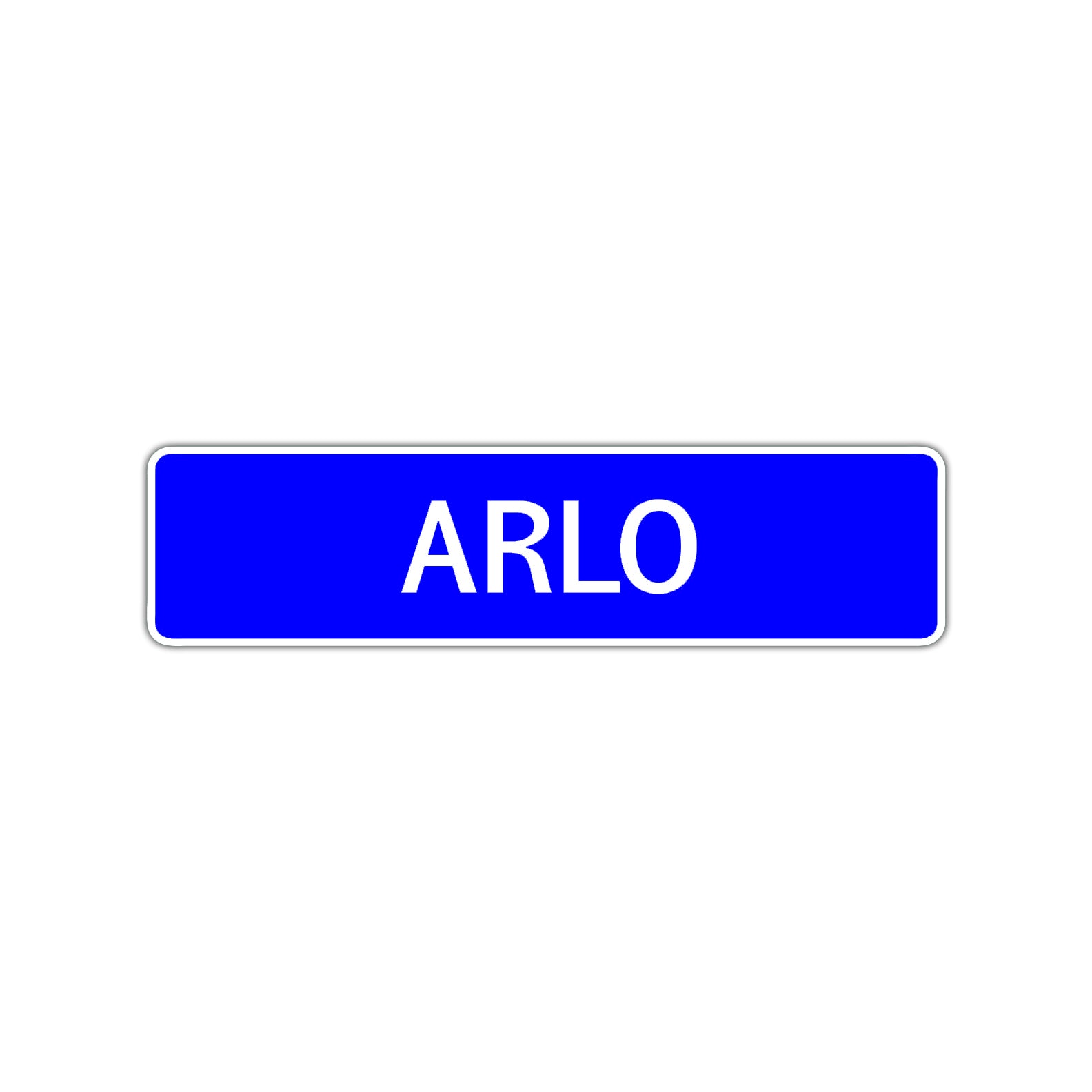 Arlo Street Sign Children Name Room Plate